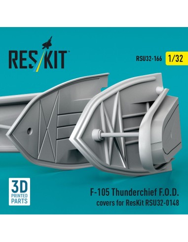 F-105 Thunderchief F.O.D. covers for ResKit RSU32-0148 (3D Printed) 