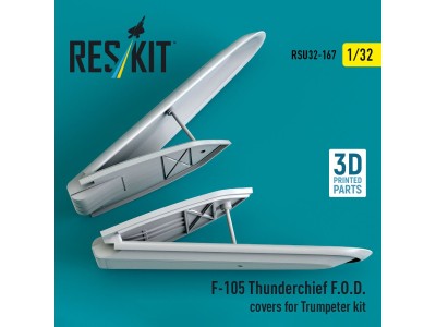F-105 Thunderchief F.O.D. covers for Trumpeter kit (3D Printed) 