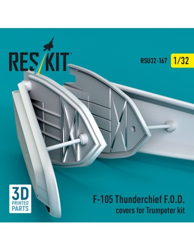 F-105 Thunderchief F.O.D. covers for Trumpeter kit (3D Printed) 