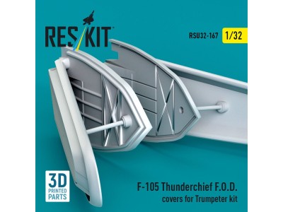 F-105 Thunderchief F.O.D. covers for Trumpeter kit (3D Printed) 