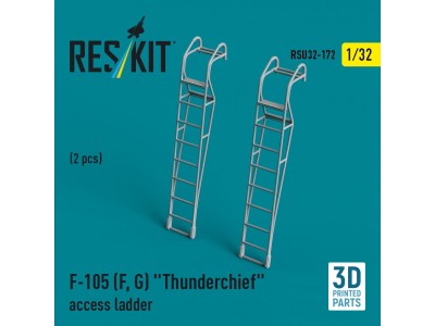 F-105 (F, G) Thunderchief access ladders (2 pcs) (3D Printed) 