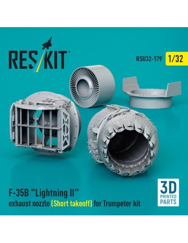F-35B Lightning II exhaust nozzle (Short takeoff) for Trumpeter kit (3D printed) 