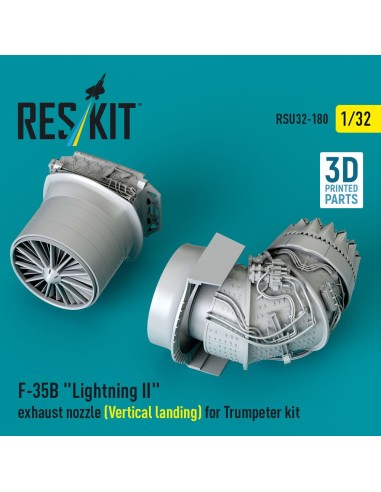 F-35B Lightning II exhaust nozzle (Vertical landing) for Trumpeter kit (3D printed) 
