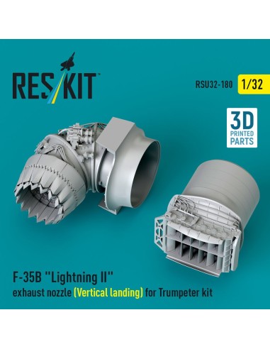 F-35B Lightning II exhaust nozzle (Vertical landing) for Trumpeter kit (3D printed) 