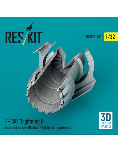 F-35B Lightning II exhaust nozzle (Parked/Fly) for Trumpeter kit (3D printed) 
