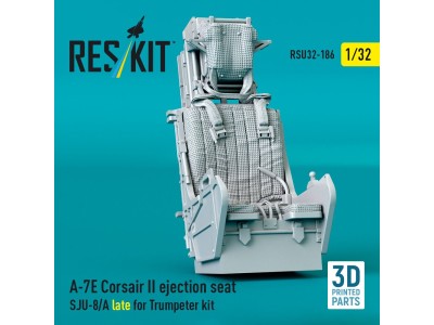A-7E Corsair II ejection seat SJU-8/A late for Trumpeter kit (3D Printed) 