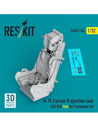 A-7E Corsair II ejection seat SJU-8/A late for Trumpeter kit (3D Printed) 