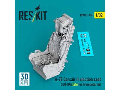 A-7E Corsair II ejection seat SJU-8/A late for Trumpeter kit (3D Printed) 