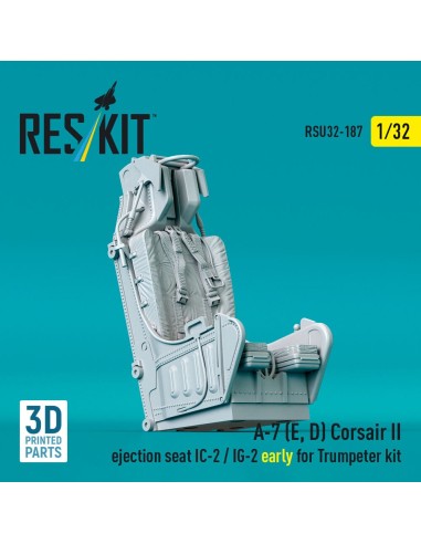 A-7 (E, D) Corsair II ejection seat IC-2 / IG-2 early for Trumpeter kit (3D Printed) 