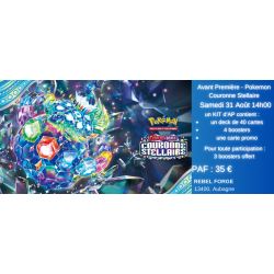 Avant-Première Pokémon EV07 : Couronne Stellaire du...