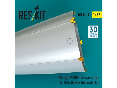 Mirage 2000-5 nose cone for Kitty Hawk / Zimimodel kit (3D Printed) 