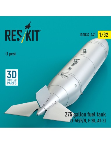 275 gallon fuel tank (F-5E/F/N, F-20, AT-3) (1 pcs) (3D Printed) 
