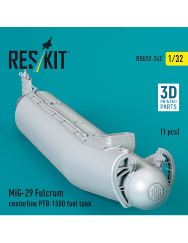 MiG-29 Fulcrum centerline PTB-1500 fuel tank (1 pcs) (3D Printed) 