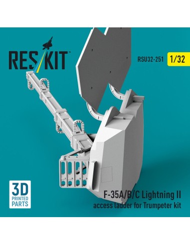 F-35A/B/C Lightning II access ladder for Trumpeter kit (3D Printed) 