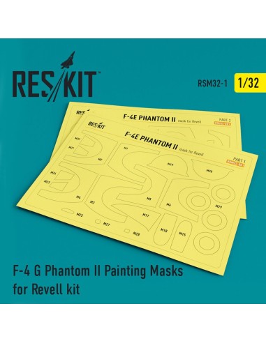 F-4G Phantom II Pre-cut painting masks for Revell kit 