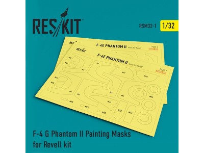 F-4G Phantom II Pre-cut painting masks for Revell kit 