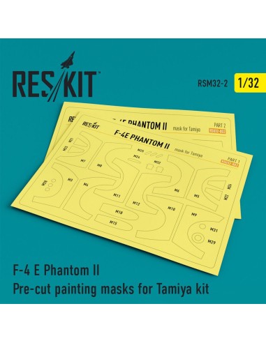 F-4E Phantom II Pre-cut painting masks for Tamiya kit 