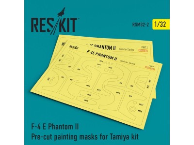 F-4E Phantom II Pre-cut painting masks for Tamiya kit 