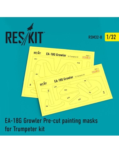 EA-18G Growler Pre-cut painting masks for Trumpeter kit 
