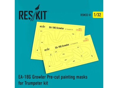 EA-18G Growler Pre-cut painting masks for Trumpeter kit 