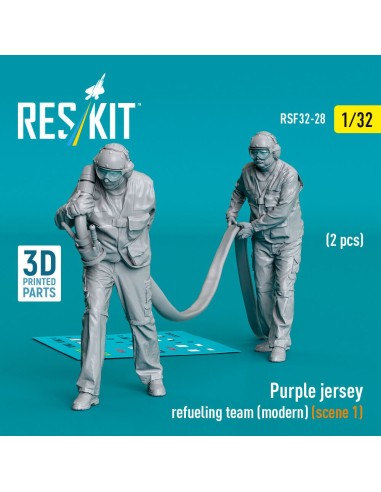 Purple jersey refueling team (modern) (scene 1) (2 pcs) (3D Printed) 