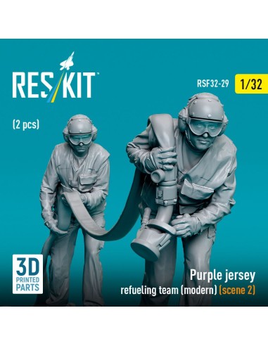Purple jersey refueling team (modern) (scene 2) (2 pcs) (3D Printed) 