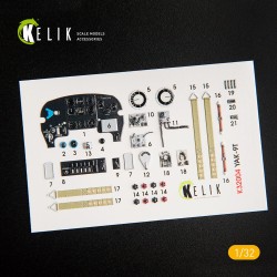 Yak-9T interior 3D decals for ICM kit  2