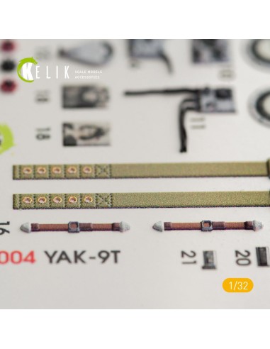 Yak-9T interior 3D decals for ICM kit 