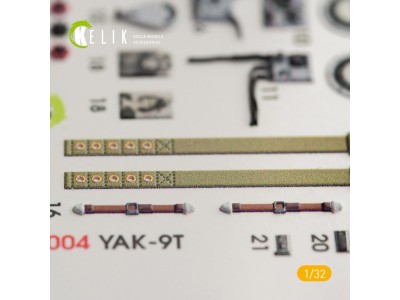Yak-9T interior 3D decals for ICM kit 