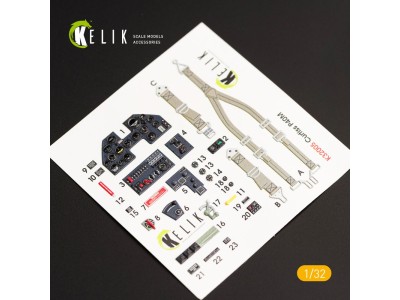 P-40M interior 3D decals for Trumpeter kit 