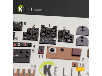 Ki-61-I interior 3D decals for Hasegawa kit 
