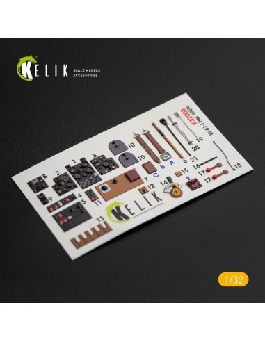 Ki-61-I interior 3D decals for Hasegawa kit 