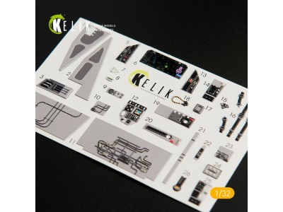 F-35C interior 3D decals for Trumpeter kit 