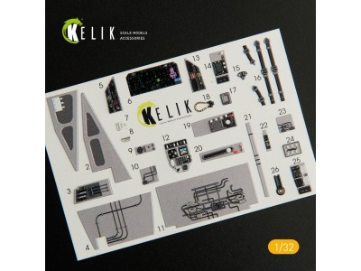F-35C interior 3D decals for Trumpeter kit 