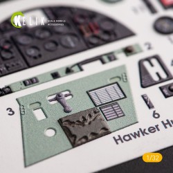 Hawker Hurricane Mk.IIB - Interior 3D Decal for Revell kit  2