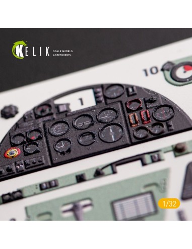 Hawker Hurricane Mk.IIB - Interior 3D Decal for Revell kit 