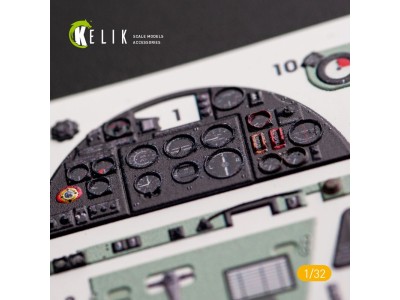 Hawker Hurricane Mk.IIB - Interior 3D Decal for Revell kit 