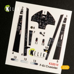F-8J Crusader- Interior 3D Decal for Trumpeter kit  2