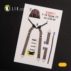I-16 type 17 - Interior 3D Decal for ICM kit 