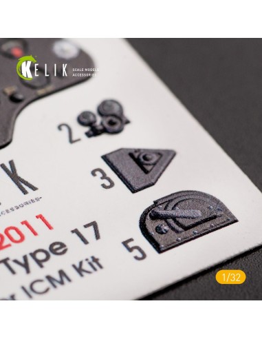 I-16 type 17 - Interior 3D Decal for ICM kit 