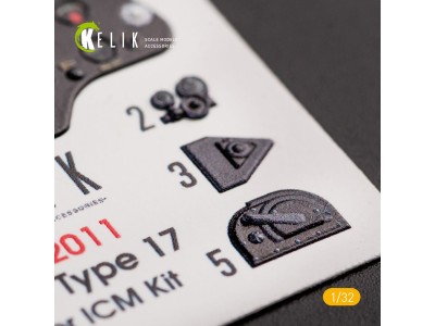 I-16 type 17 - Interior 3D Decal for ICM kit 