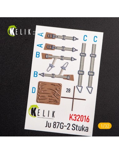 Junkers Ju 87 D/G Stuka - Interior 3D Decal for Trumpeter kit 