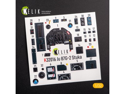 Junkers Ju 87 D/G Stuka - Interior 3D Decal for Trumpeter kit 