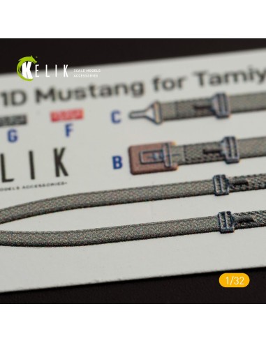 P-51D Mustang - Interior 3D Decal for Tamiya kit 