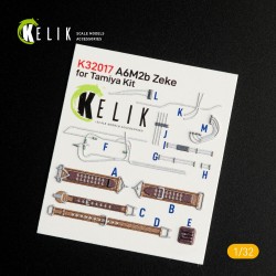 A6M2B Zeke - Interior 3D Decal for Tamiya kit  2