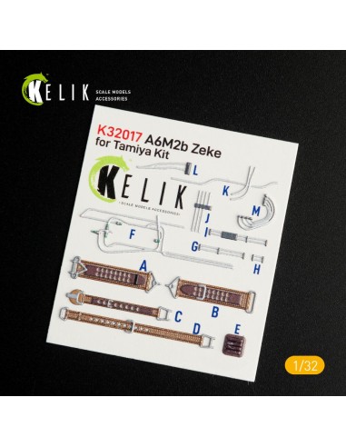 A6M2B Zeke - Interior 3D Decal for Tamiya kit 