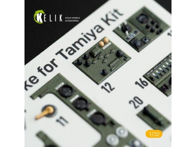 A6M2B Zeke - Interior 3D Decal for Tamiya kit 