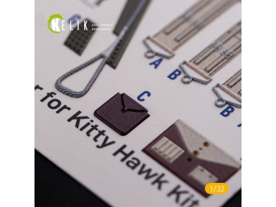 OS2U Kingfisher - Interior 3D Decal for Kitty Hawk/Zimi models kit 
