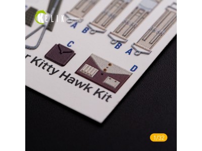 OS2U Kingfisher - Interior 3D Decal for Kitty Hawk/Zimi models kit 