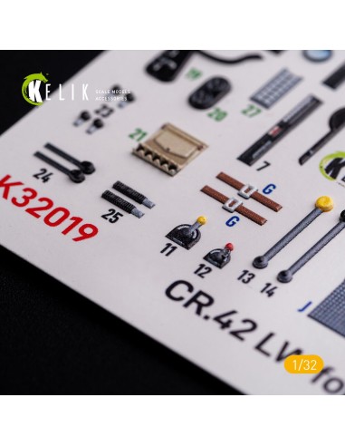 CR.42 LW - Interior 3D Decal for ICM kit 
